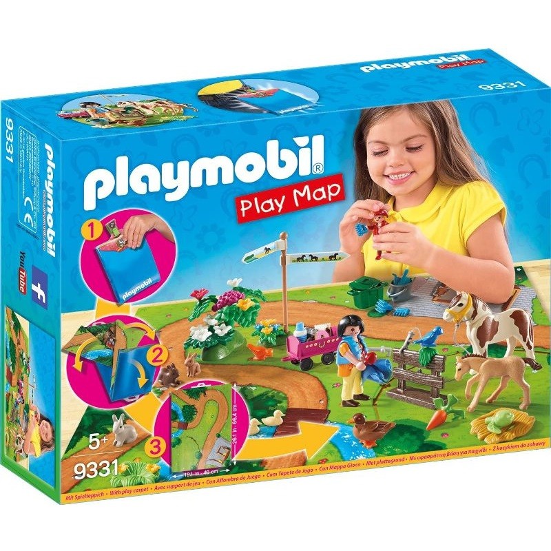 playmobil 9331 - Play Map Paseo con Ponis