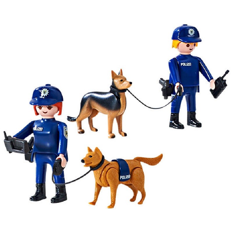 perro policia playmobil