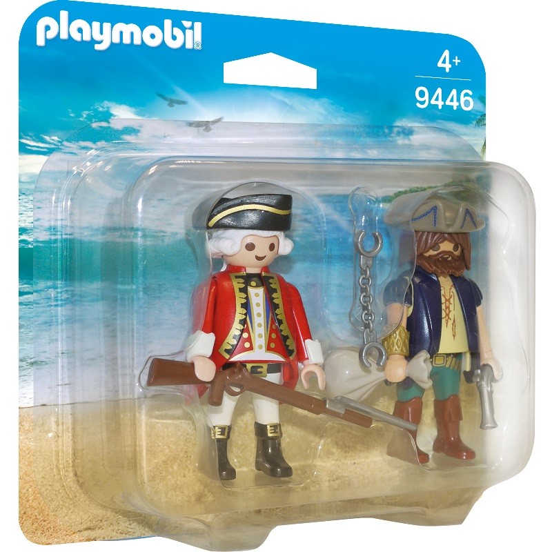 playmobil 9446 - Dúo Pack Pirata y Soldado