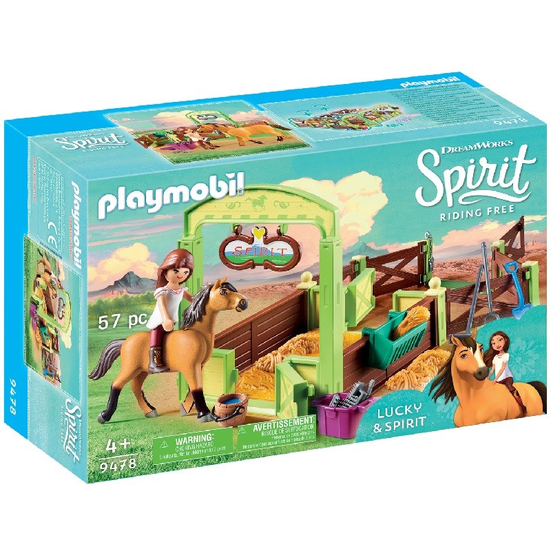 playmobil 9478 - Establo Lucky y Spirit