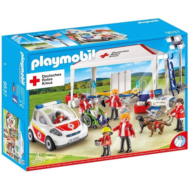 playmobil 9537 - Tienda de asistencia médica DRK