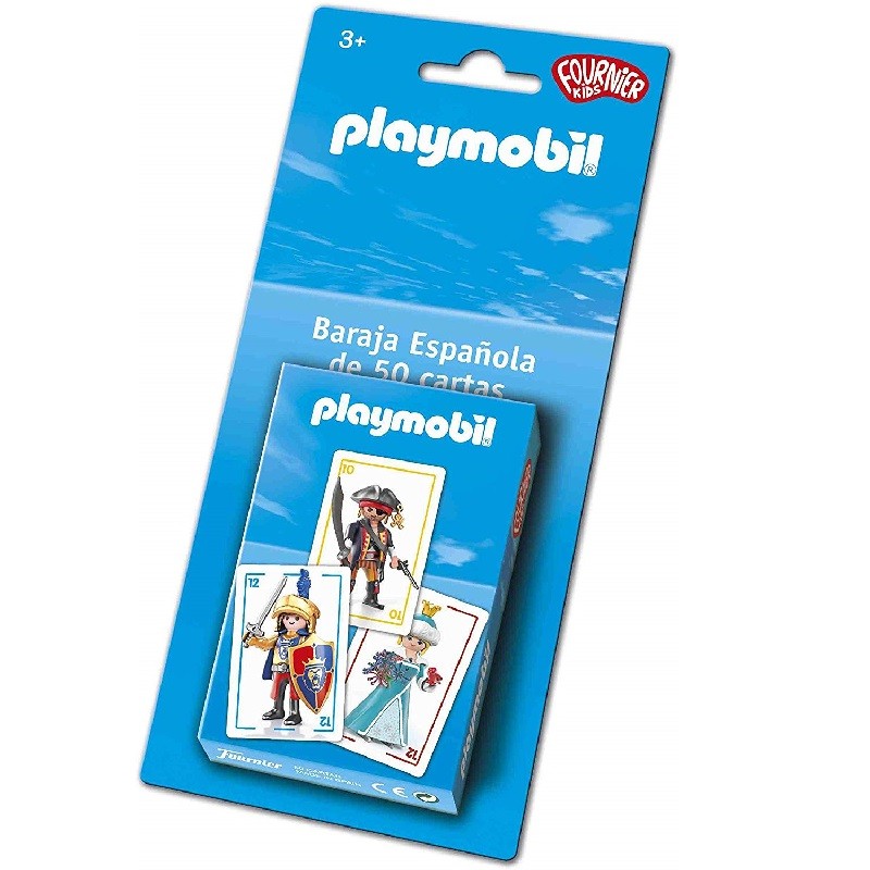 playmobil BAESFO - Baraja española Playmobil Fournier 50 cartas