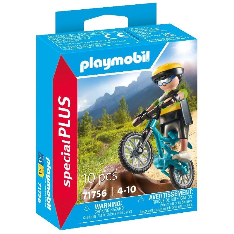 playmobil 71756 - Ciclista de montaña