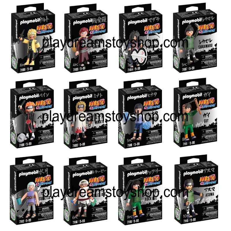 playmobil PKNARV2 - Pack 12 cajas colección Naruto V2