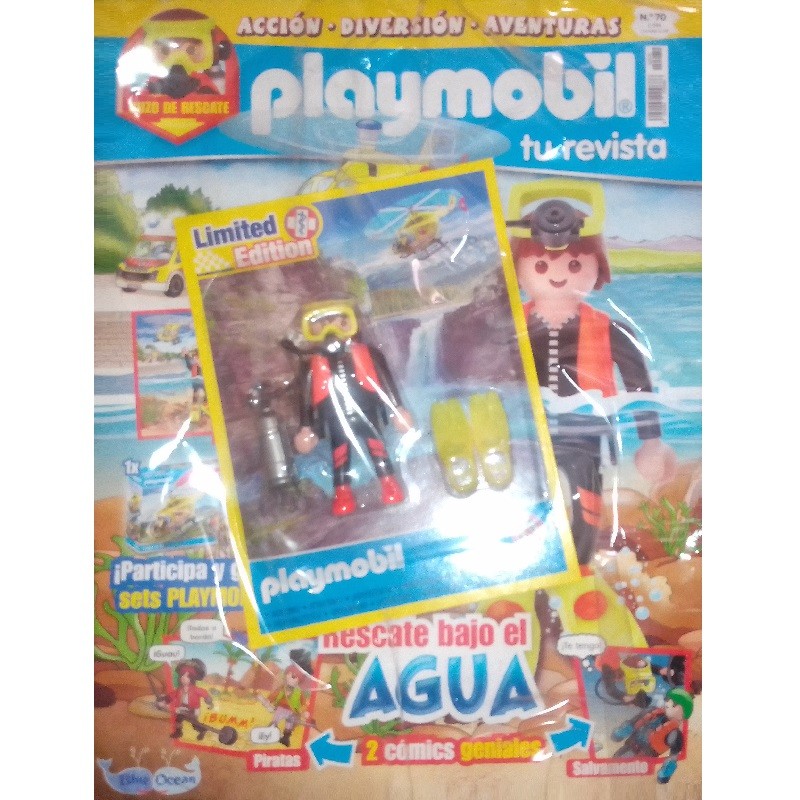playmobil n 70 chico - Revista Playmobil 70 bimensual chicos