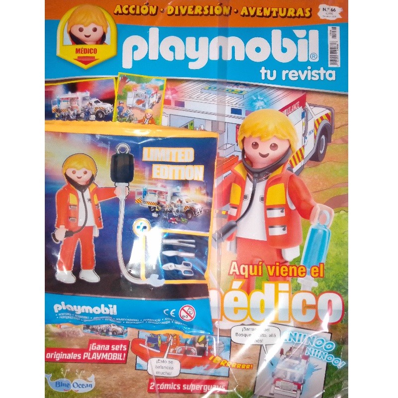 playmobil n 66 chico - Revista Playmobil 66 bimensual chicos