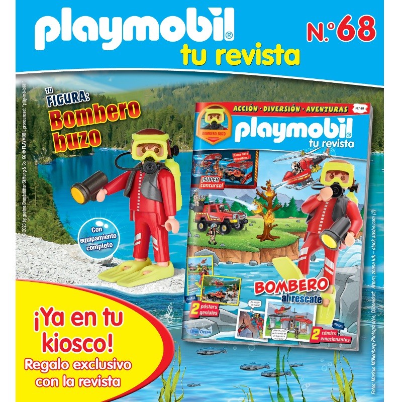 playmobil n 68 chico - Revista Playmobil 68 bimensual chicos