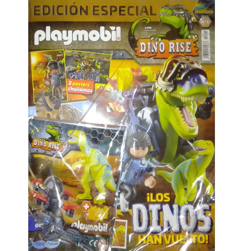 playmobil revdino1 - Revista Playmobil Edición Especial Dino Rise n 1