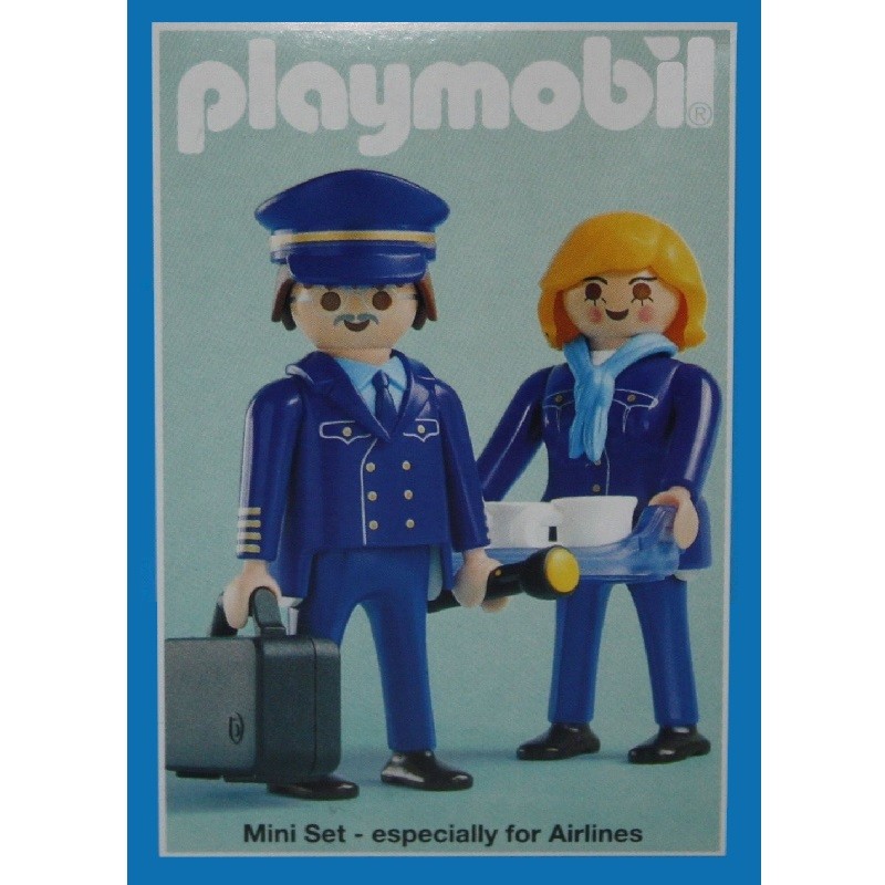 playmobil 3100 - Piloto y Azafata Lufthansa