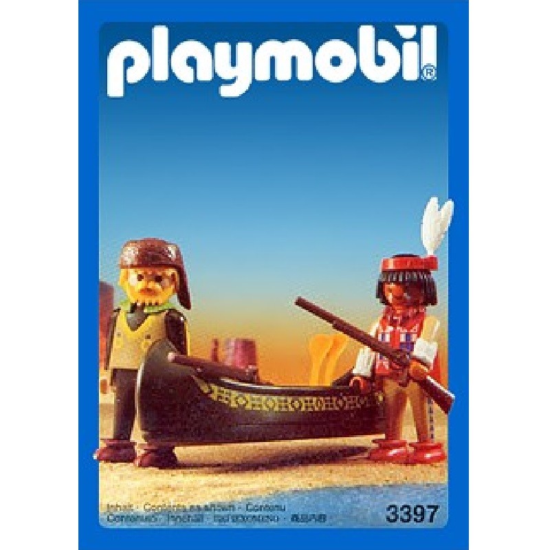 playmobil 3397 - Exploradores rastreadores con canoa