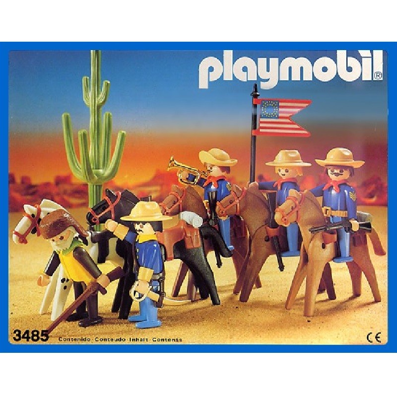 playmobil 3485 v2 - Caballería de los Estados Unidos con rastreador