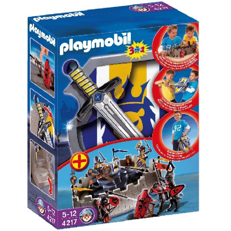 playmobil 4217 - Fortaleza con escudo y espada