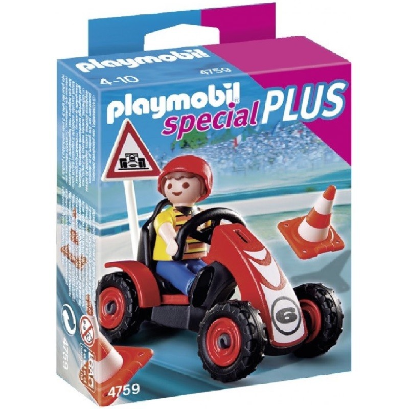 playmobil 4759 - Niño con coche de carreras