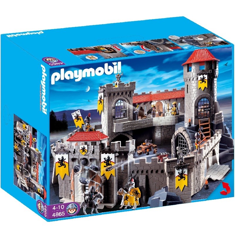 Acostumbrarse a Comparar el plastico Playmobil 4865 Gran castillo de los caballeros del leon