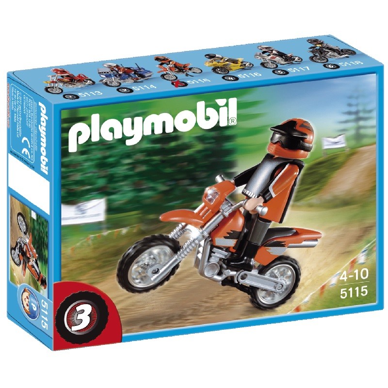 playmobil 5115 - Moto de motocross