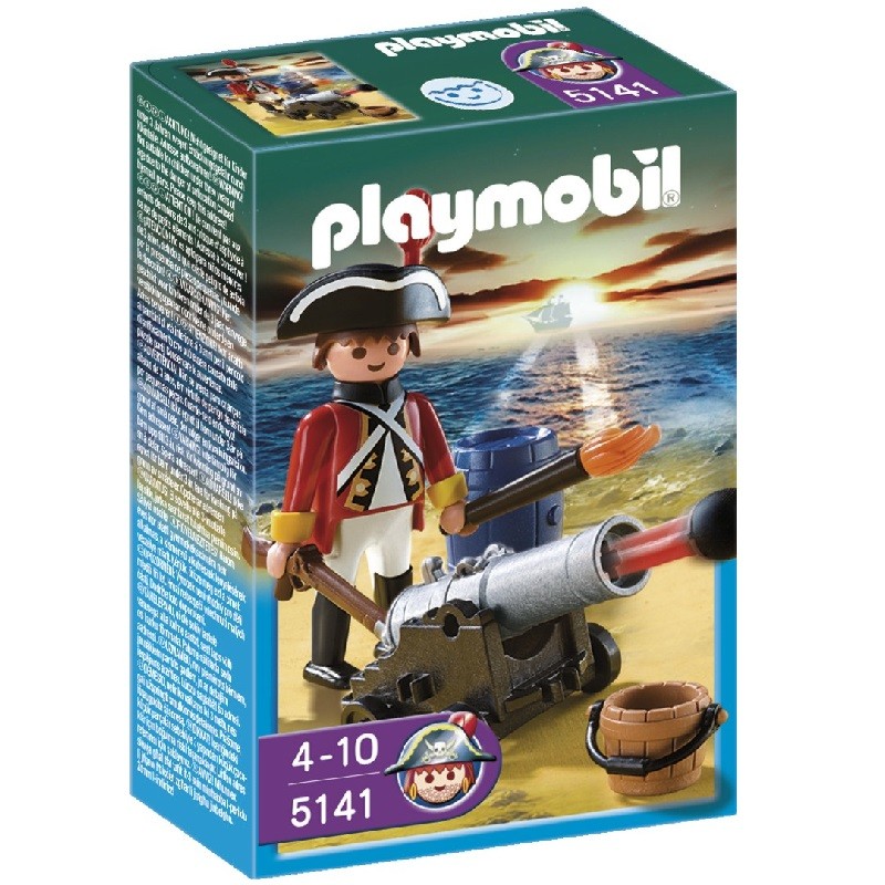 playmobil 5141 - Soldado Con Cañón
