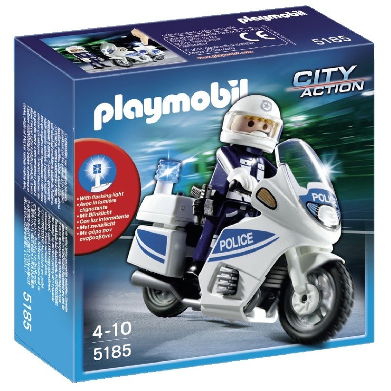 playmobil 5185 - Moto de policia