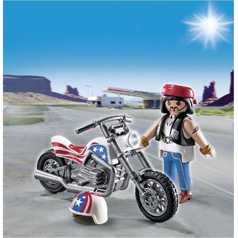 playmobil 5280 - Motorista con Moto
