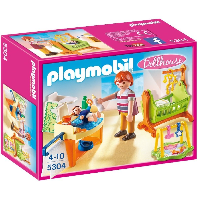 playmobil 5304 - Habitación del bebé con cuna