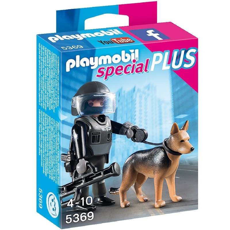 playmobil 5369 - Policía Especial con Perro
