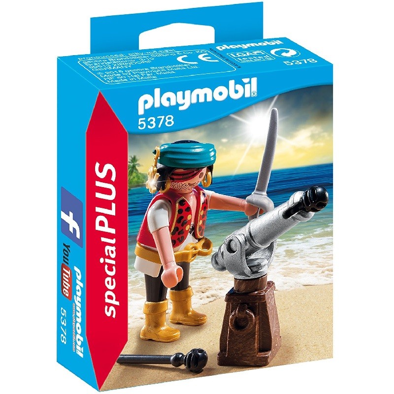 playmobil 5378 - Pirata con Cañón