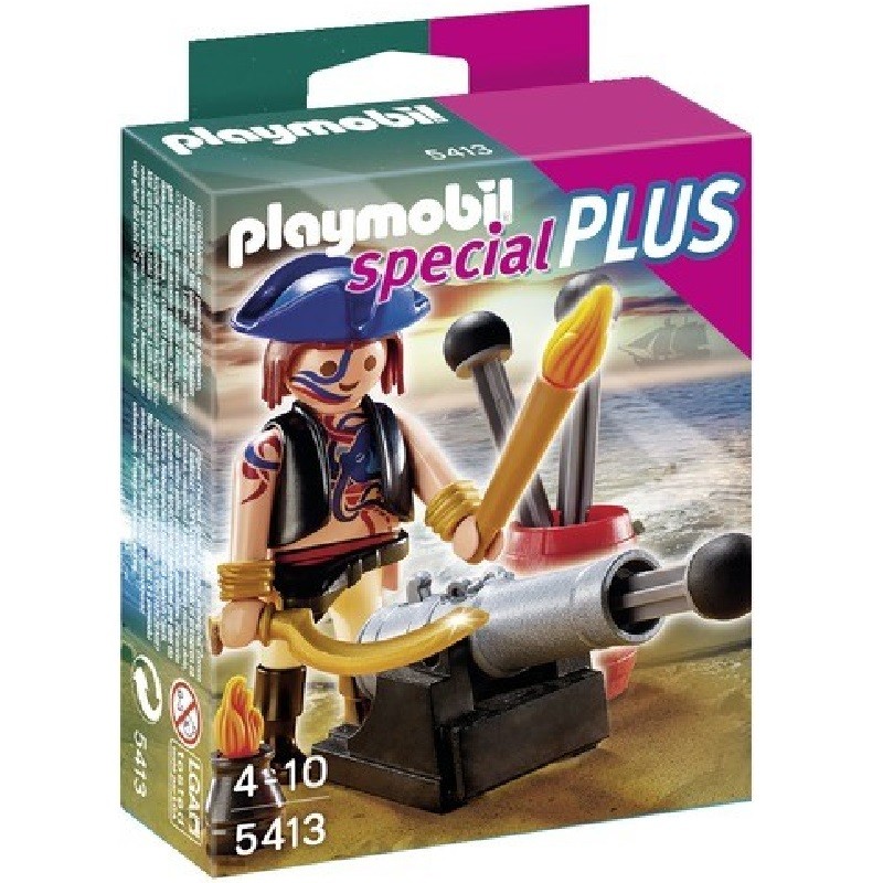 playmobil 5413 - Pirata con Cañon