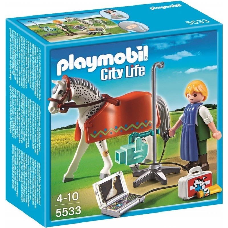 playmobil 5533 - Caballo con Veterinario Técnico de Rayos X y 