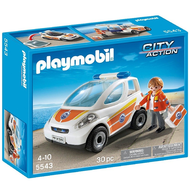 playmobil 5543 - Vehículo de Emergencia Guardacostas