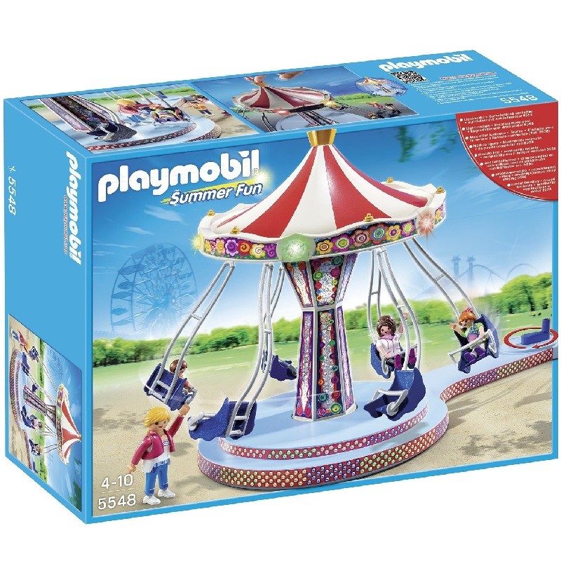playmobil 5548 - Carrusel con Columpios Voladores