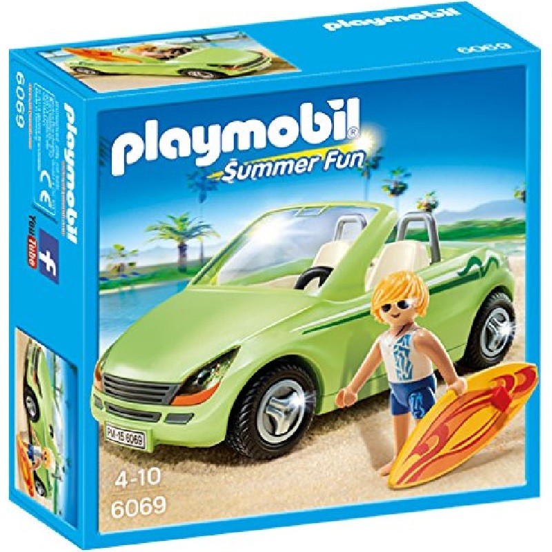 playmobil 6069 - Surfista con Descapotable