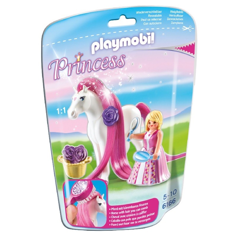 playmobil 6166 - Princesa Rosa con Caballo