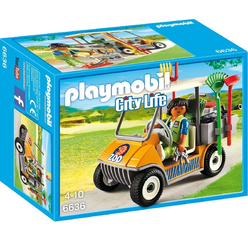 playmobil 6636 - Carrito de Zoo
