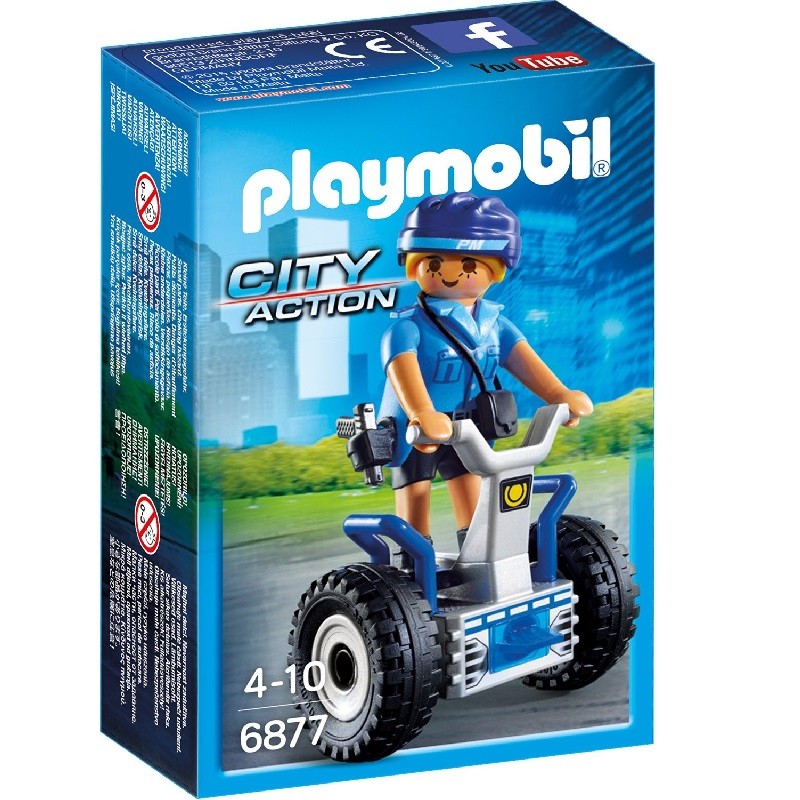 playmobil 6877 - Mujer Policía con Balance-Racer