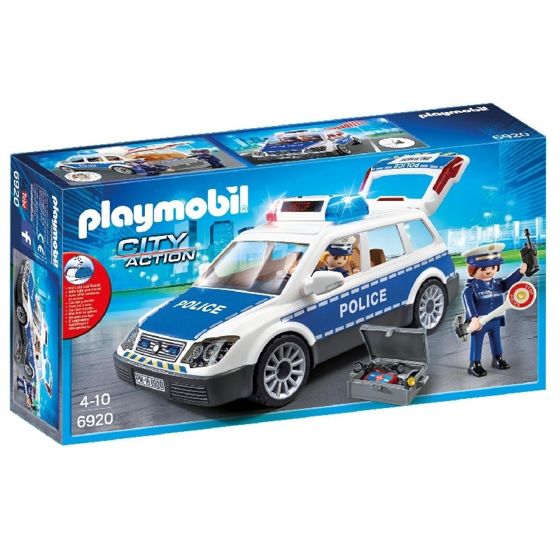 playmobil 6920 - Coche de Policía con Luces y Sonido