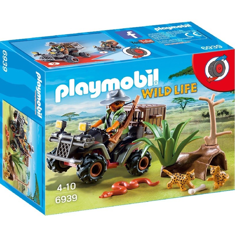 playmobil 6939 - Explorador Furtivo con Quad