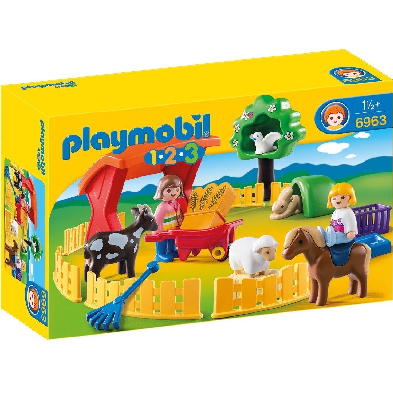 playmobil 6963 - 1.2.3 Zoo de Mascotas