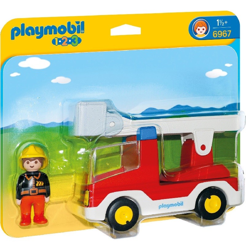 playmobil 6967 - 1.2.3 Camión de Bomberos