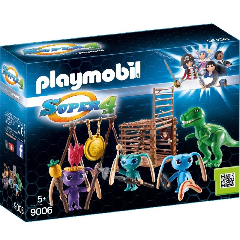 playmobil 9006 - Guerreros Alien con Trampa T-Rex
