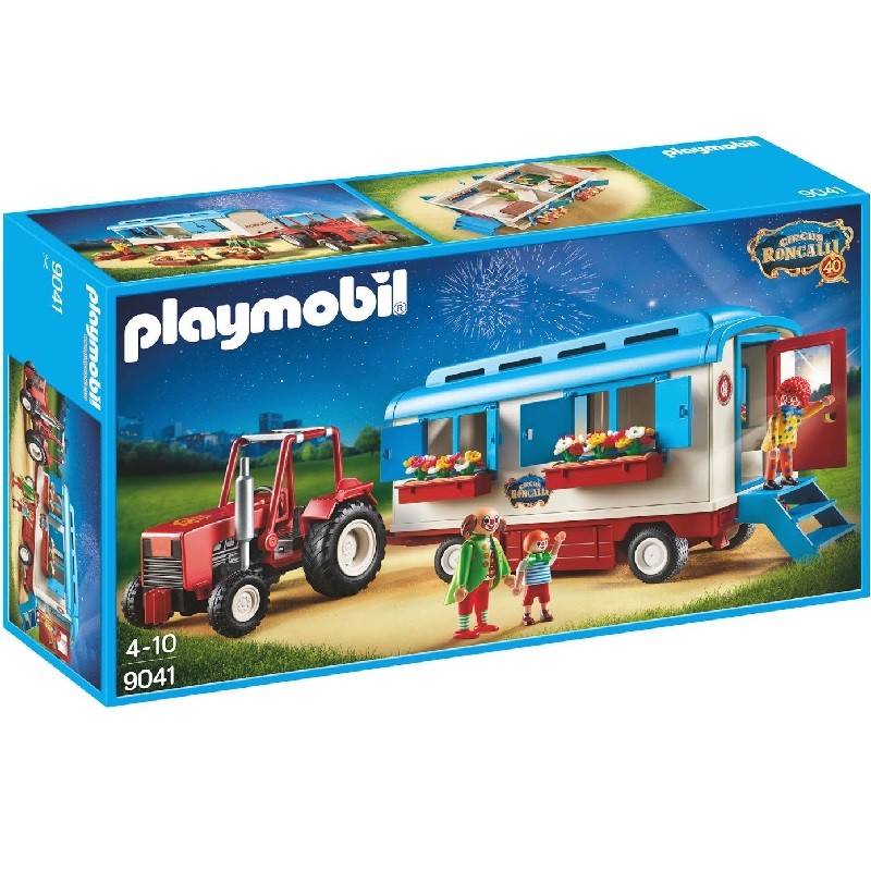 playmobil 9041 - Tractor con Caravana Circo Roncalli