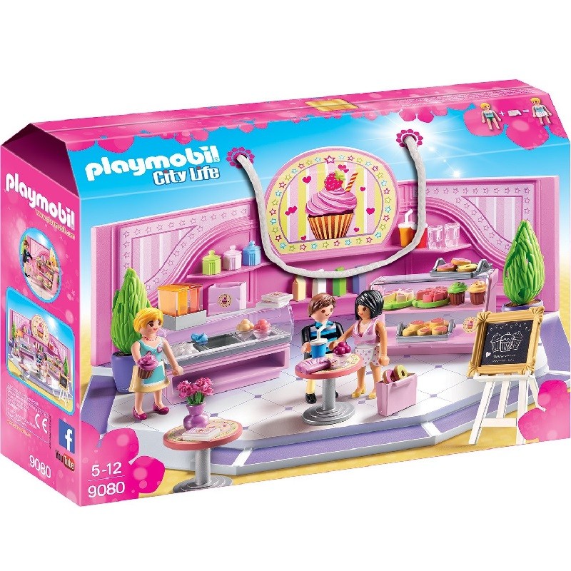 Playmobil 9080 City Life Cupcake Shop Conjunto de juguetes varios 