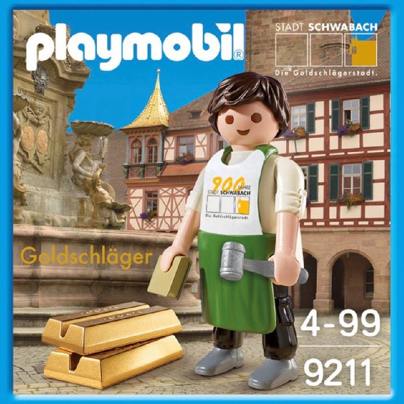 playmobil 9211 - Batidor de oro de Schwabach