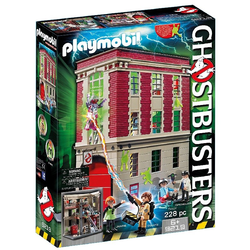 playmobil 9219 - Cuartel Parque de Bomberos Ghostbusters