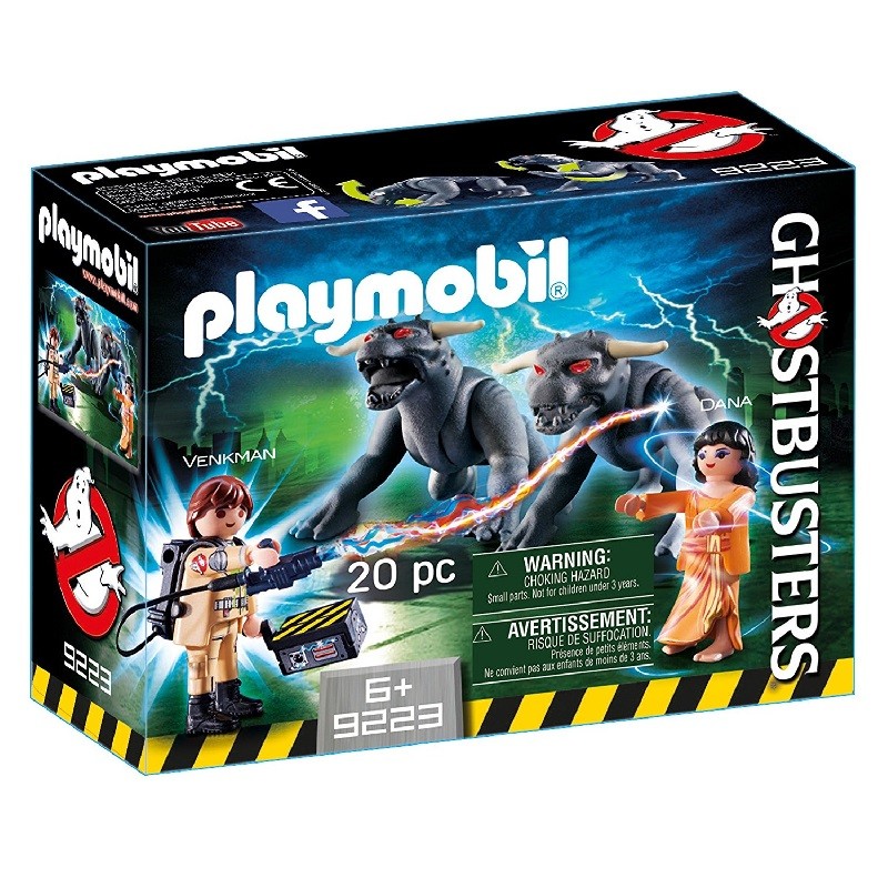 playmobil 9223 - Venkman, Dana y Perros de Gozer