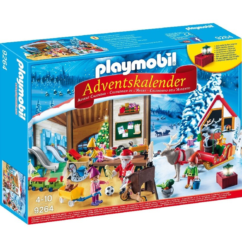 playmobil 9264 - Calendario de Adviento Taller de Papá Noel con Elfos