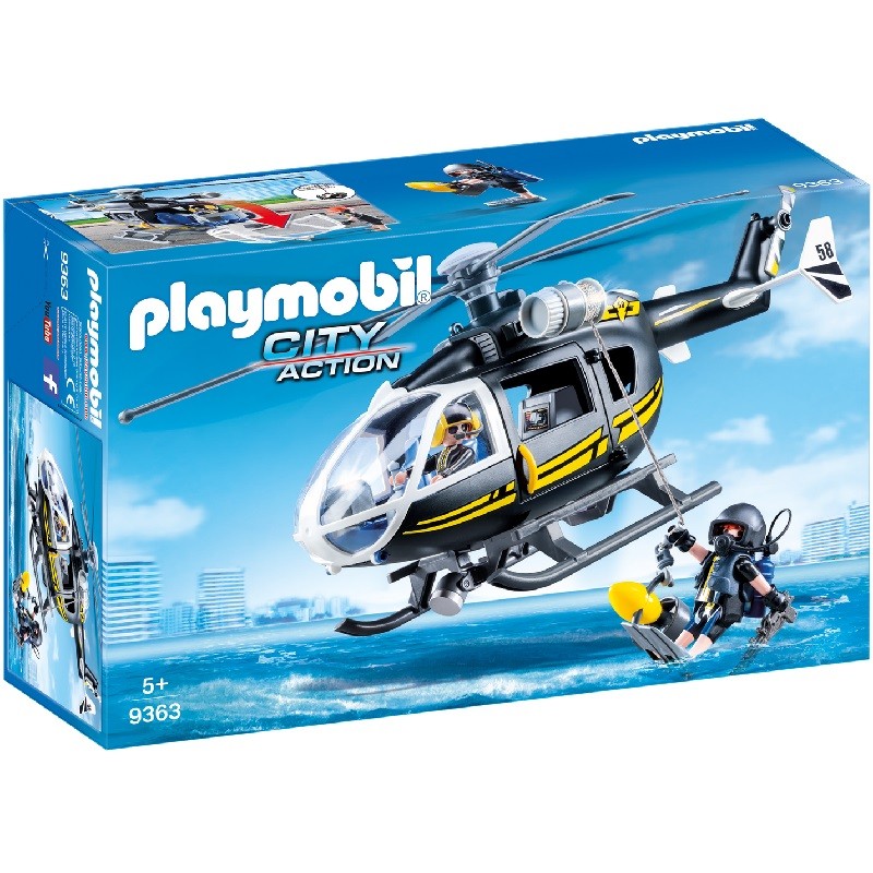 playmobil 9363 - Helicóptero Unidad Especial de Policía