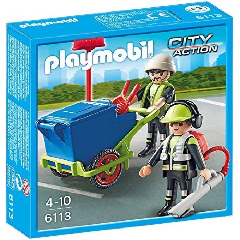 playmobil 6113 - Equipo de Limpieza