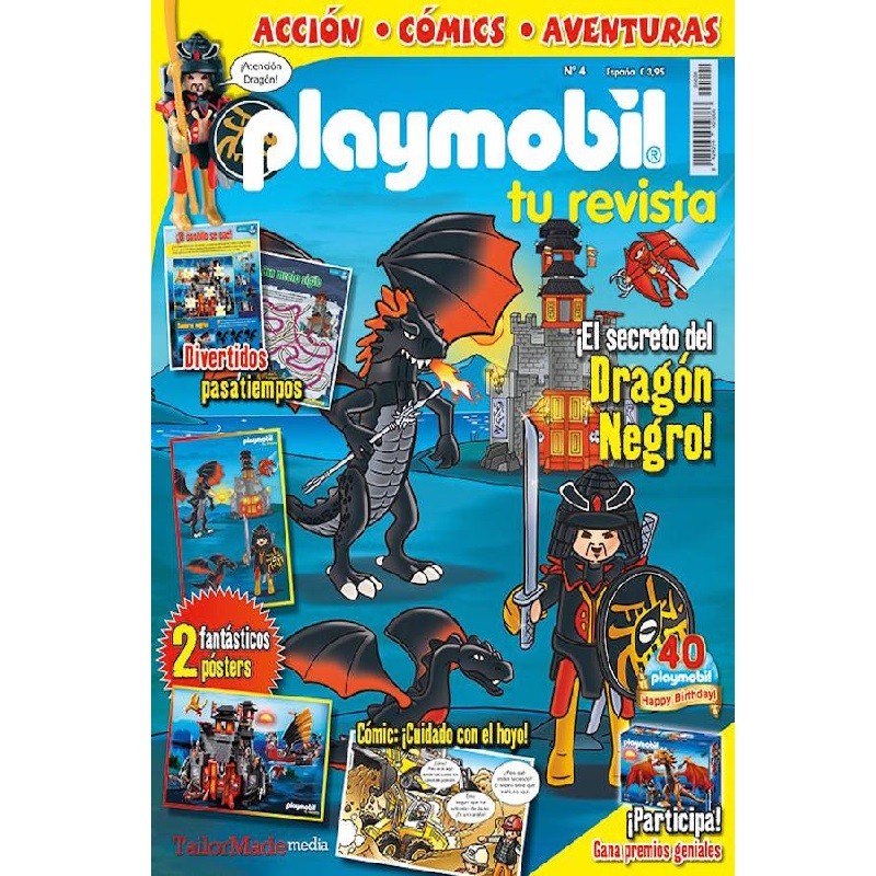 playmobil numero 4 - revista Playmobil 4 bimensual chicos