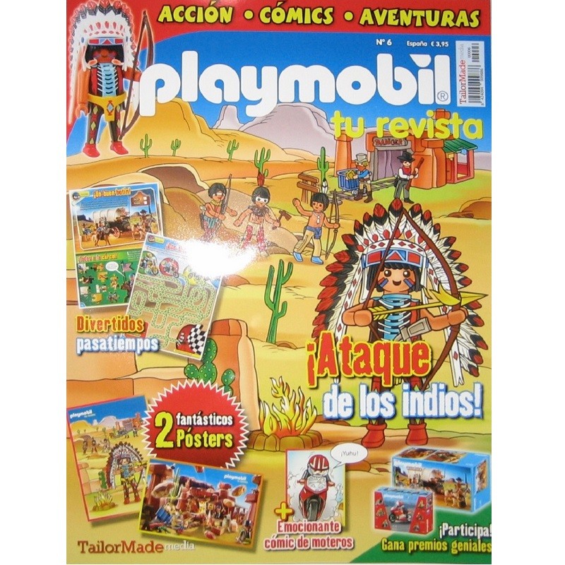 playmobil n 6 chicos - Revista Playmobil 6 bimensual chicos 