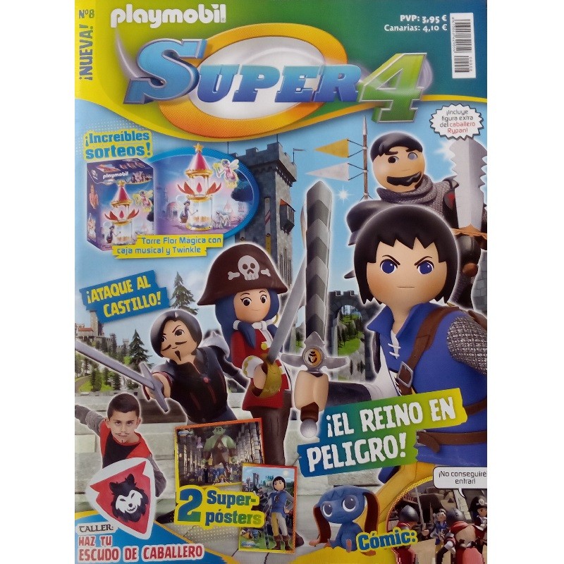 playmobil n 8 super4 - Revista Playmobil Super 4 numero 8