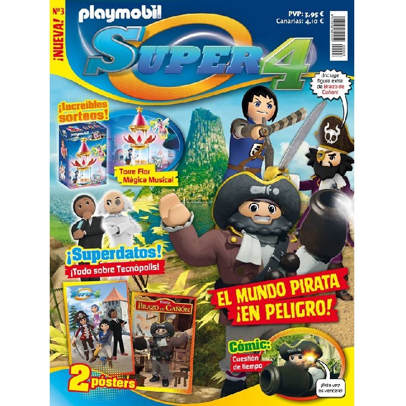 playmobil n 3 Super4 - Revista Playmobil Super 4 numero 3